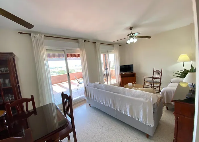 Atico Terraza 65M. Playa, Piscina, A/C, Wifi